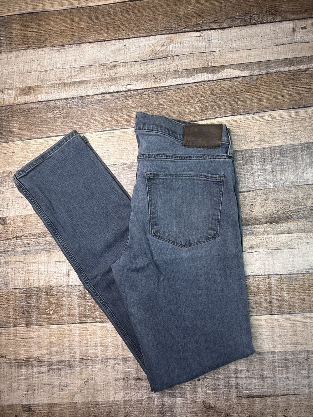 Paige Federal Slim Straight Leg Mens 32x32 Denim Stretch Preppy Grayish Blue